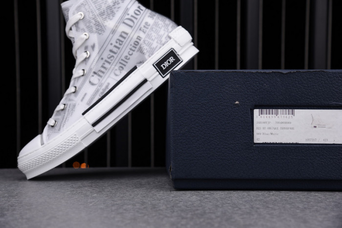D*or b23 oblique high top sneaker