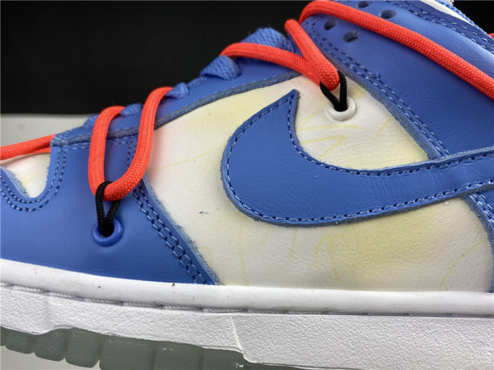 o-w x nike dunk low ct0856 403