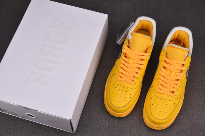nike air force 1 low off-white ica university gold dd1876-700