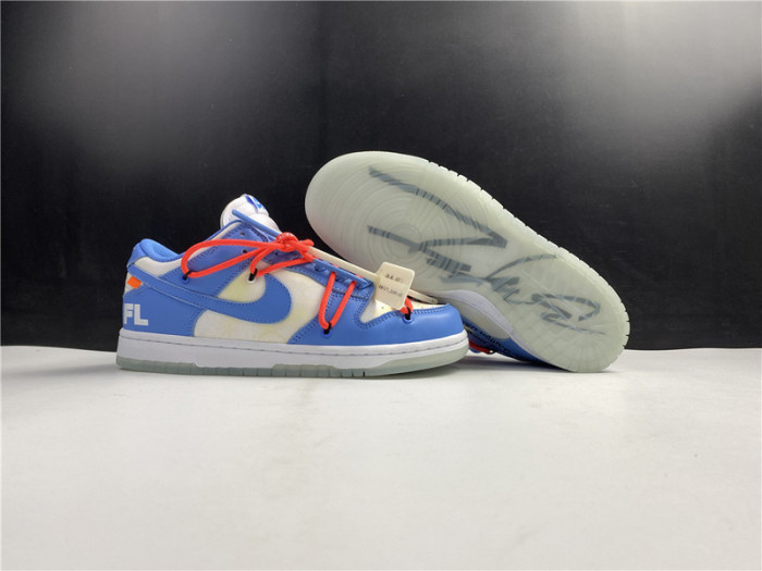 o-w x nike dunk low ct0856 403