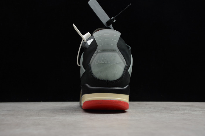 o-w x air jordan 4 “bred” cv9388-001