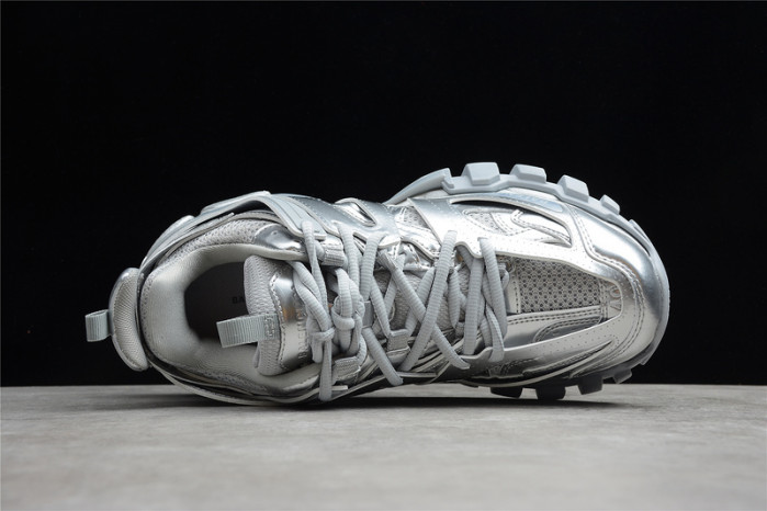 Ba*len*cia*ga track trainer full silver matllic 542023w2fs38100