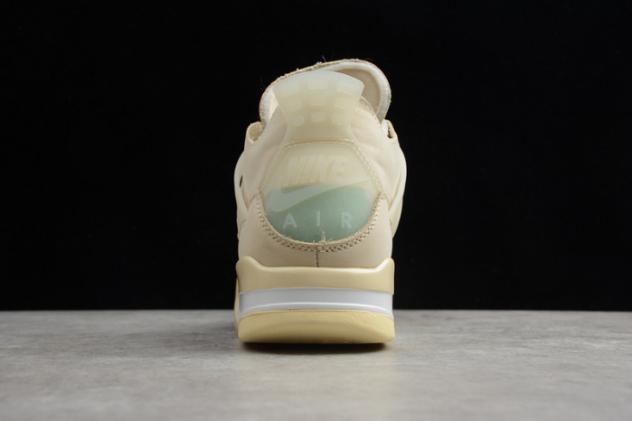 air jordan 4 retro o-w sail cv9388-100