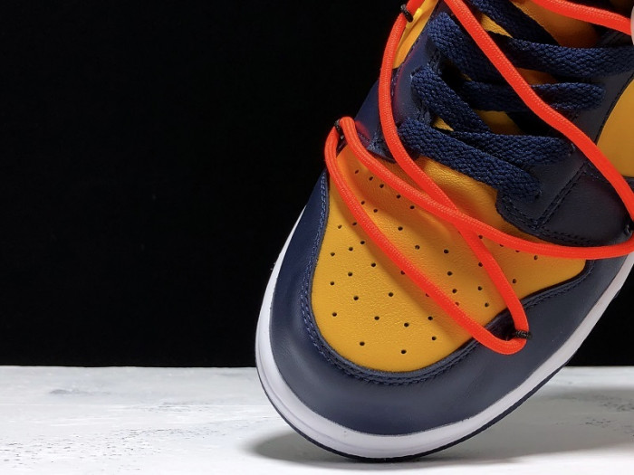 nike dunk low o-w michigan ct0856-700