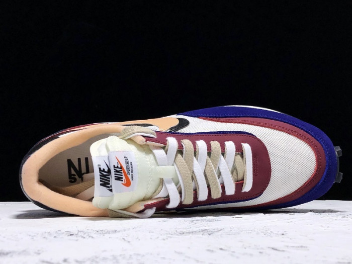 nike ld waffle sacai white blue bv0073-700