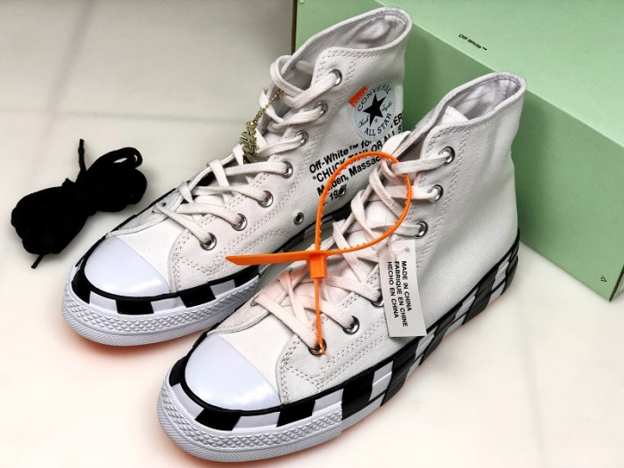 o-w x converse 2.0 white/black 163892c