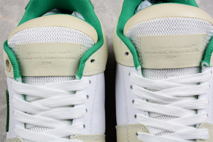 o-w out of office low-top leather sneakers