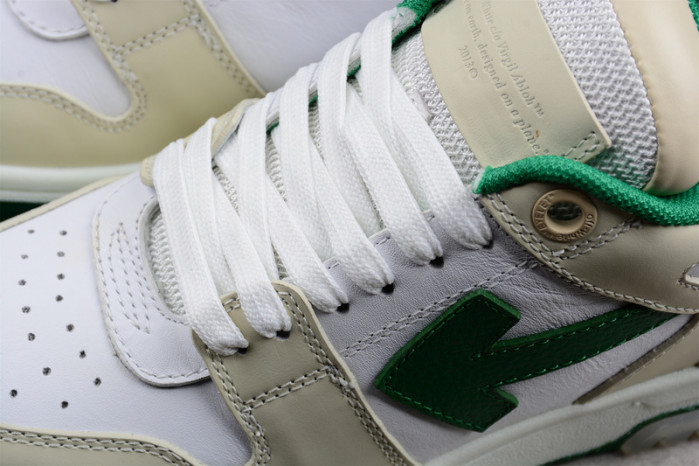 o-w out of office low-top leather sneakers