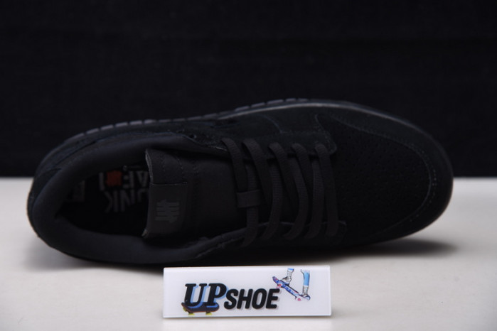 nike dunk low sp undefeated 5 on it black do9329-001
