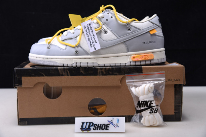 nike dunk low o-w lot 29 dm1602-103