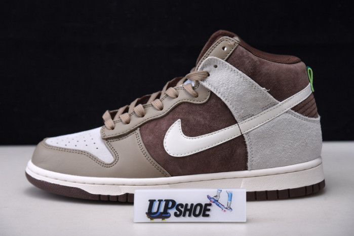 nike dunk high light chocolate dh5348-100