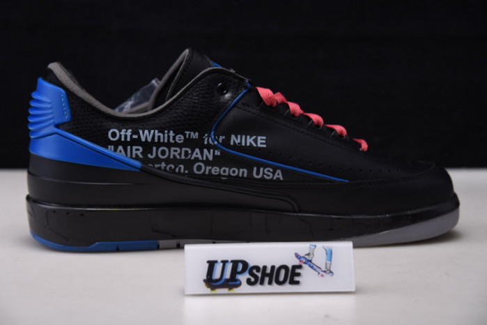 air jordan 2 retro low sp o-w black blue dj4375-004