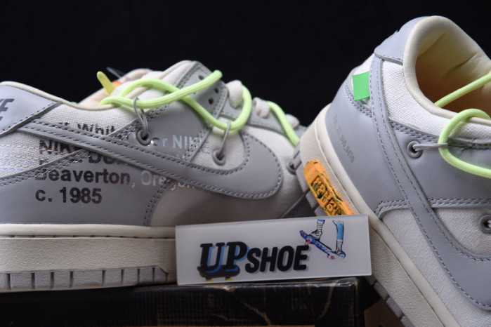 nike dunk low o-w lot 43 dm1602-128