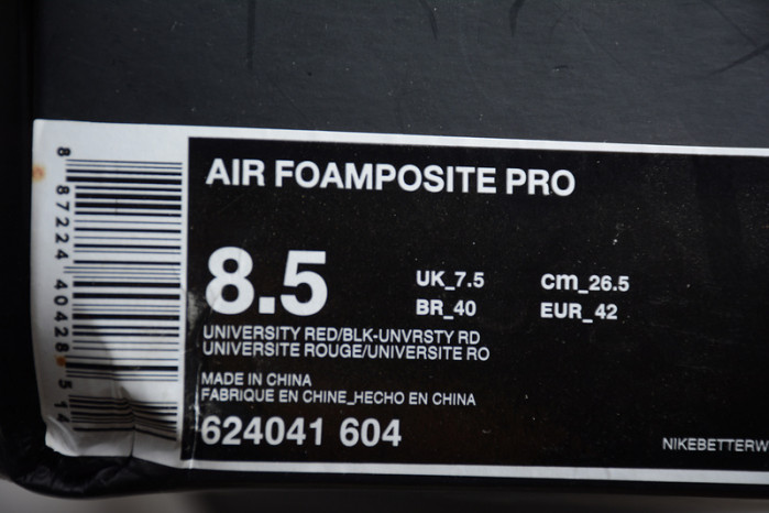 air foamposite pro