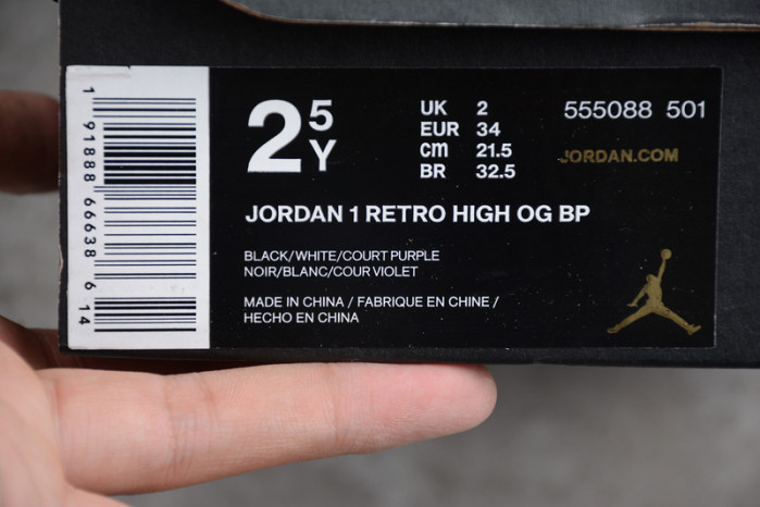 kids air jordan 1 retro high og