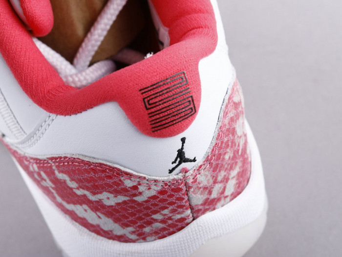 air jordan 11 retro low "pink snakeskin" ah7860 106