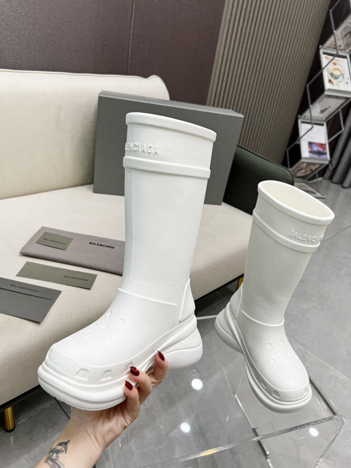 Ba*len*cia*ga x crocs boot white (w) 677388w1s8e9000