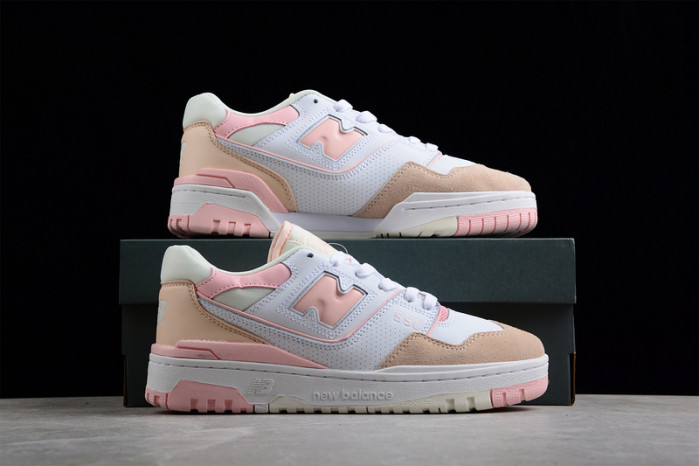 new balance 550 white pink (w) bbw550wp