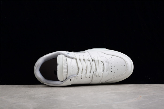 o-w out of office low-top leather sneakers