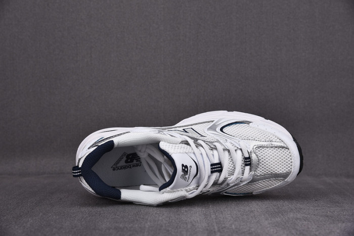 new balance 530 white silver navy mr530sg