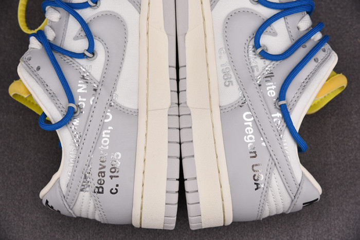 nike dunk low o-w lot 10 dm1602-112